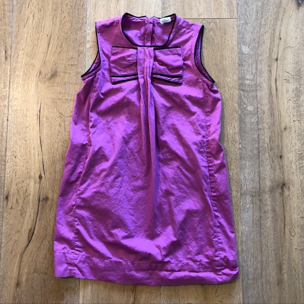 Crewcuts Purple Bow Shift Dress
